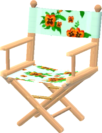 chaise florale