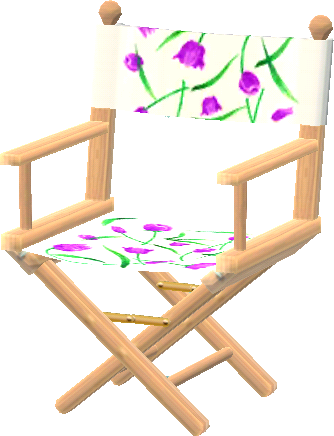 chaise florale