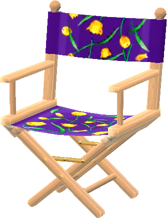 chaise florale