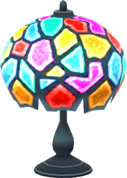 stained-glass lamp