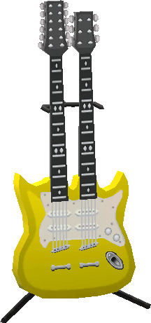 double-neck guitar