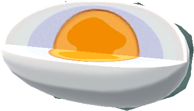 달걀 긴 의자