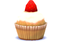 cupcake fraise