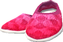 pink slip-ons