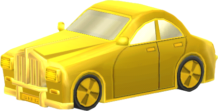 Gold-Luxuswagen