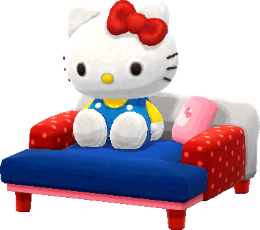 sofá Hello Kitty