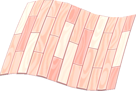 pink wood floor
