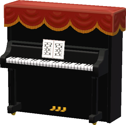 upright piano