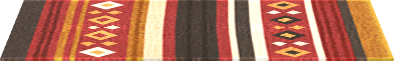 striped rug