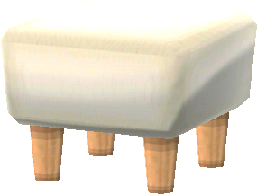 minimalist ottoman