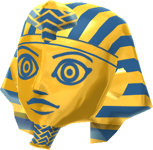 máscara egipcia