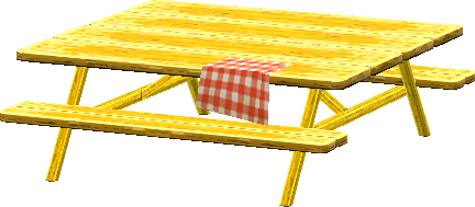 table de pique-nique
