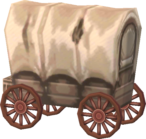 chariot bâché