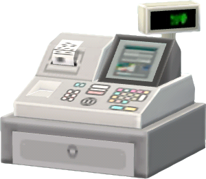 modern cash register
