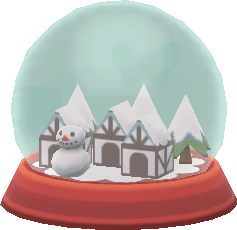 下雪水晶球