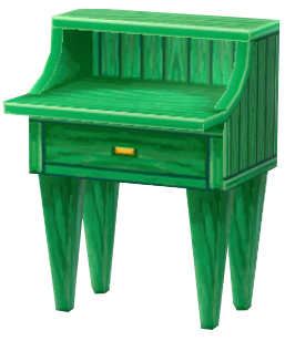 green desk