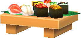 sushi tray