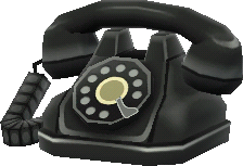 復古黑電話