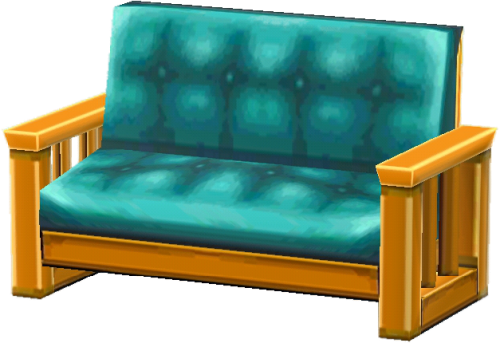 sofá rústico