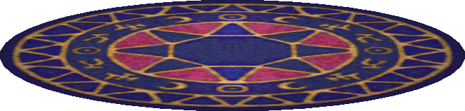 alfombra círculo mágico