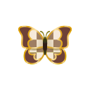 갈색 바둑판무늬나비