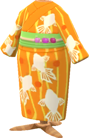 yukata cyprin orange