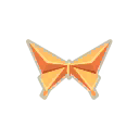 橙色摺紙蝴蝶