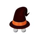 橘色魔女帽子