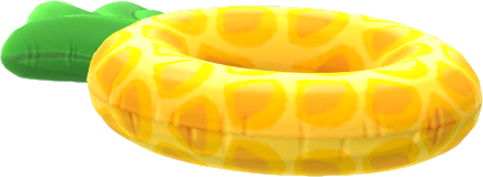 pineapple tube floatie