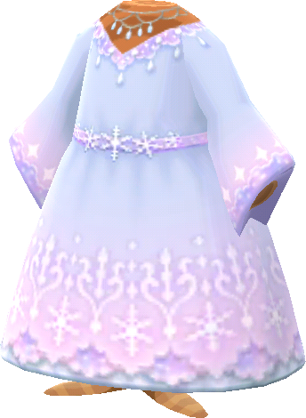 下雪水晶洋裝‧極光色