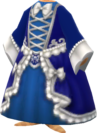 皇室蝴蝶結洋裝‧藍色