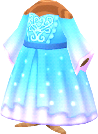 公主發光洋裝‧藍色