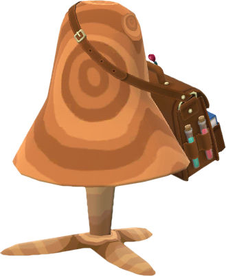 mochila mágica marrón