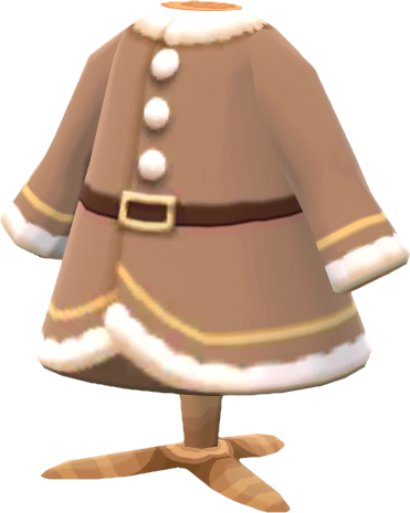 soft brown Santa coat