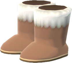 brown Santa boots