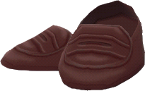 brown school loafers