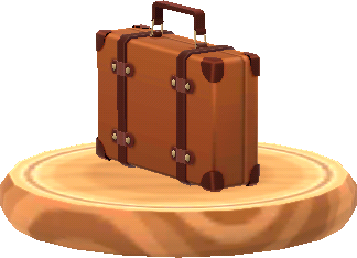 maleta clásica marrón