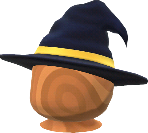 yellow sorcery hat