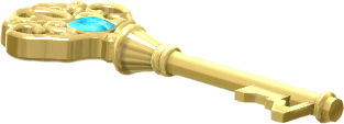 gold key wand