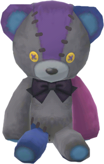 handheld evil gray bear