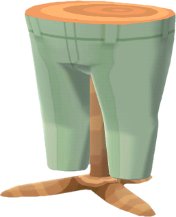 green cropped pants