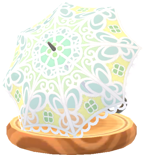 lacy green parasol