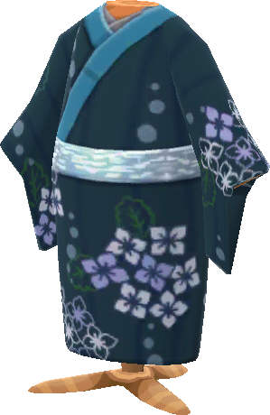 kimono hortensia verde