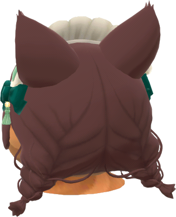 green-tea cat-ear wig