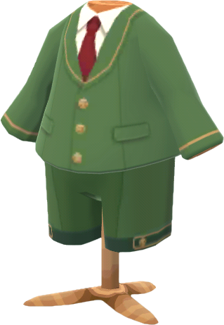 green mail-room uniform