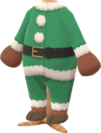 green reindeer costume