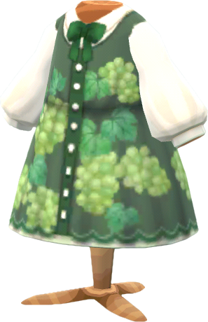 green-grape dress