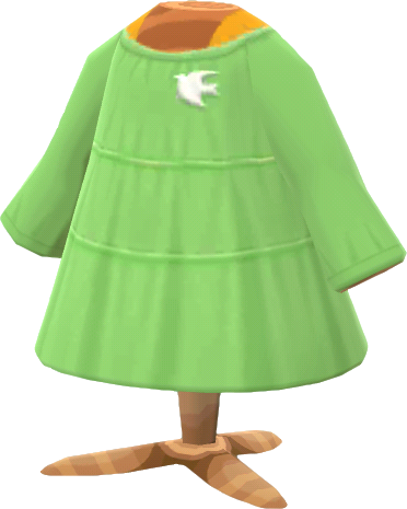 blusa tipo túnica verde