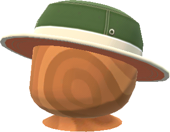 sombrero montaña verde