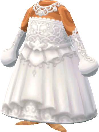 純白色婚禮洋裝